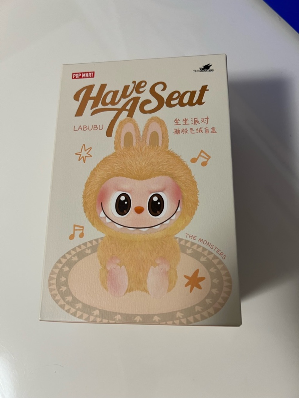 Have A Seat Labubu Plush Toy - Beige